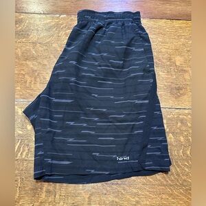Hind men’s running shorts sz large‎ black